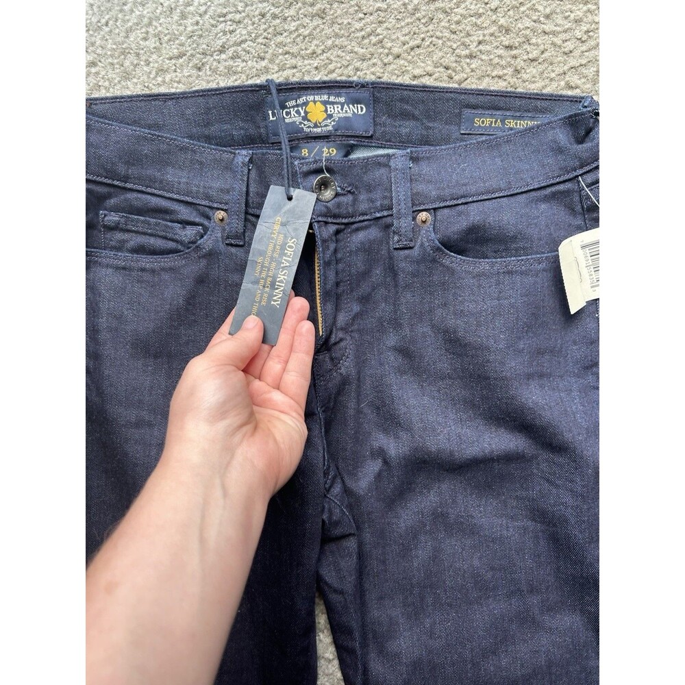 Women's Lucky Jeans Sofia Skinny Premium Denim Tag 8/29 measured Size 29x32 - Picture 3 of 7
